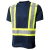 JG 10-662R - T-SHIRT À MANCHE COURTE AVEC BANDES RÉFLÉCHISSANTES