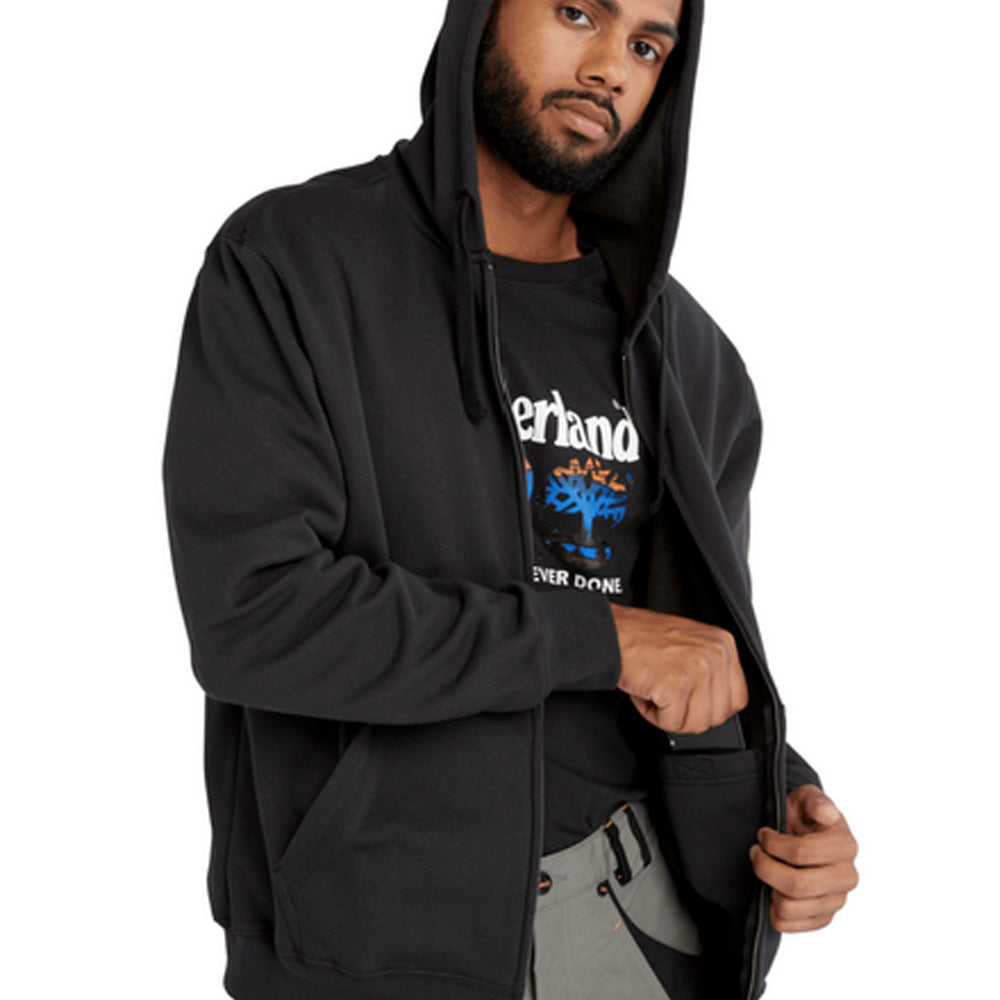 A235X - CHANDAIL OUATÉ À ZIP ET CAPUCHON TIMBERLAND – Image 3