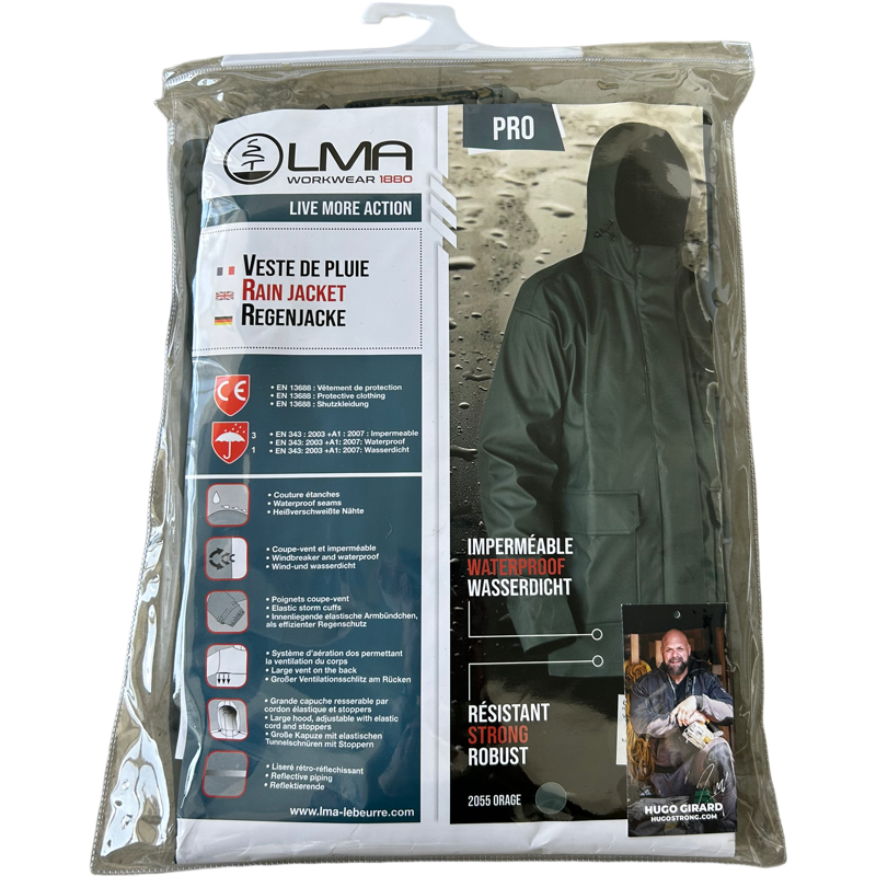 2055 - Manteau Imperméable Hugo Strong - ORAGE – Image 3