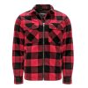 TK-1783 - VESTE EN FLANELLE DOUBLÉ SHERPA AVEC FERMETURE ÉCLAIRE